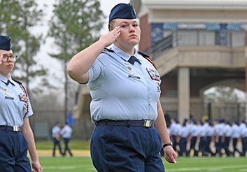 20th Annual Pass in Review showcases district’s AFJROTC cadets 